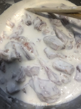 東北熘肉段的做法步驟：2