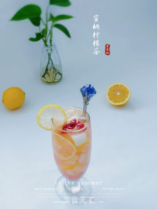 蜜桃檸檬茶的做法步驟：17