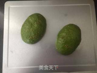 亞麻籽桂圓抹茶軟歐的做法步驟：15