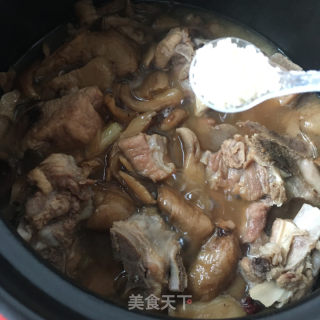 凍蘑燉排骨的做法步驟：21