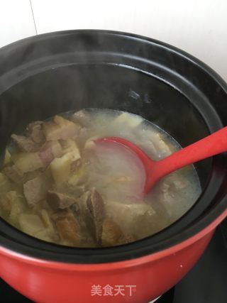 酒菠蘿版腌篤鮮的做法步驟：16