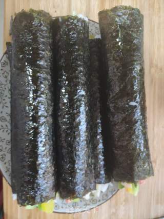 簡易壽司的做法步驟：8