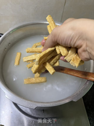 鮮蝦白貝粥的做法步驟：8