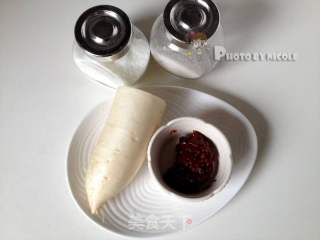油辣白蘿卜條的做法步驟：1
