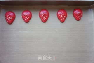 法式草莓馬卡龍的做法步驟：9