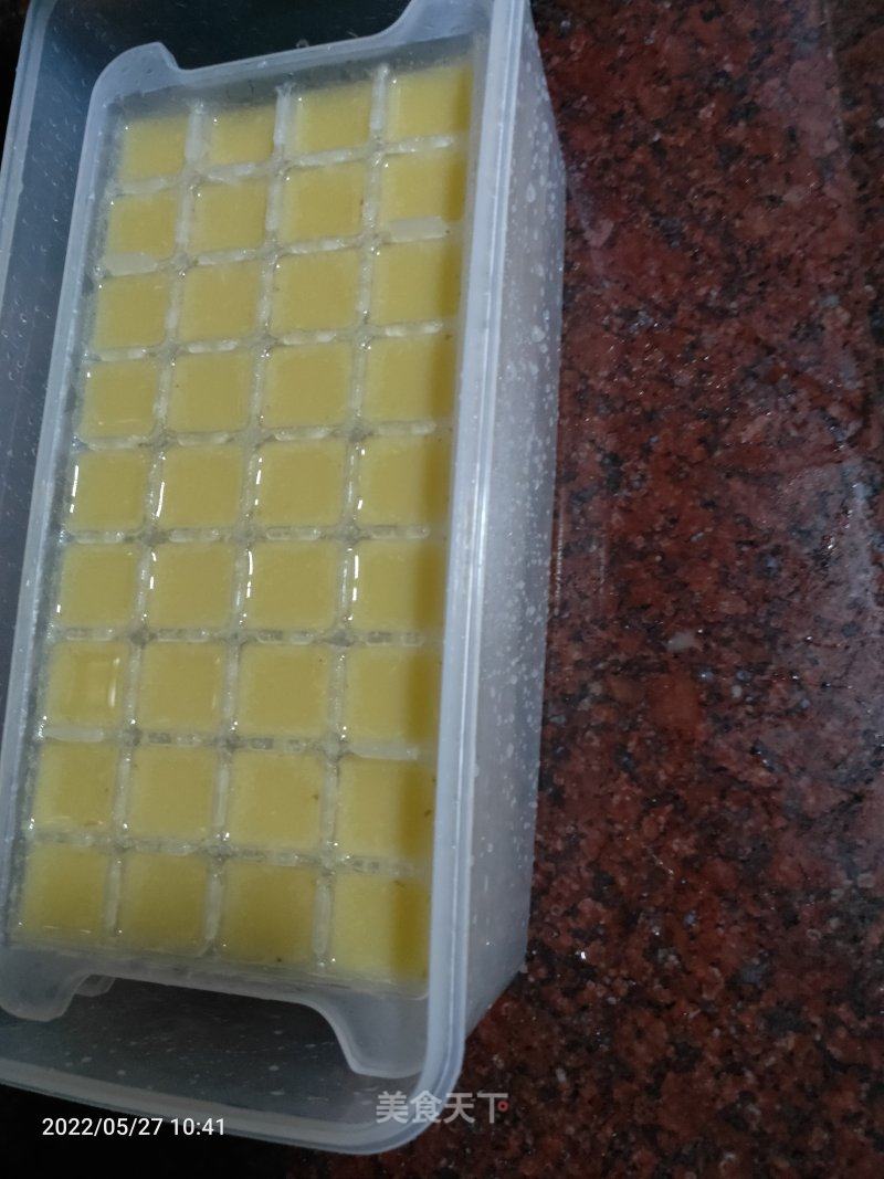 凍姜汁粒的做法