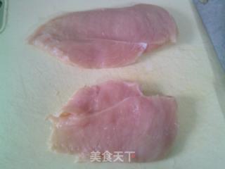 油煎雞胸肉的做法步驟：2