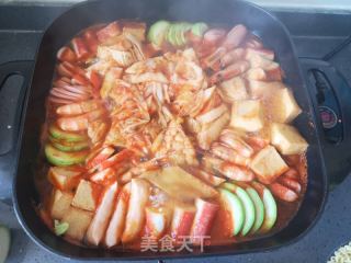 韓式部隊火鍋的做法步驟：7