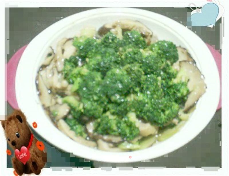 香菇炒西蘭花的做法