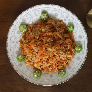 泰式北極磷蝦炒飯