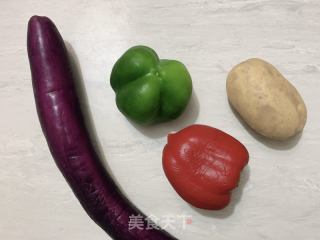 家常地三鮮的做法步驟：1