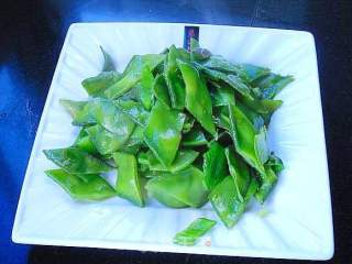 青椒炒雙豆的做法步驟：9