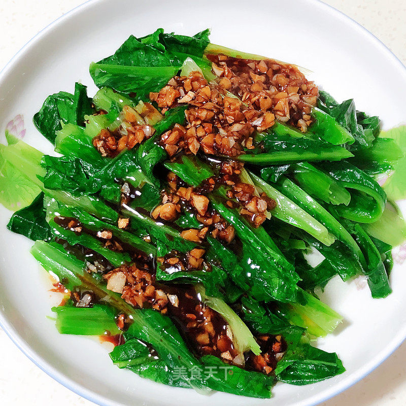 蒜香油麥菜的做法