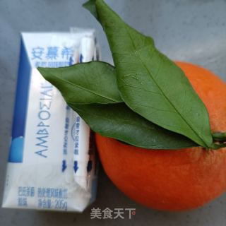 枇杷蜜果凍橙奶昔的做法步驟：1