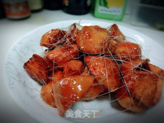 拔絲地瓜的做法步驟：12