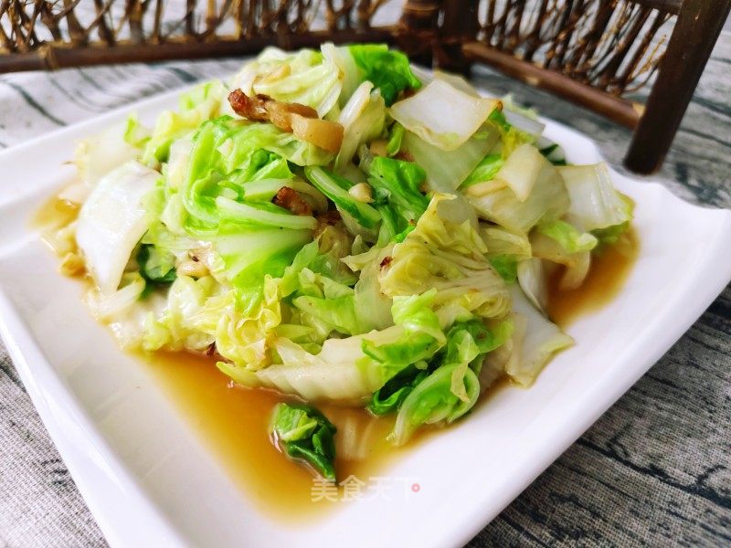 油渣黃芽菜的做法