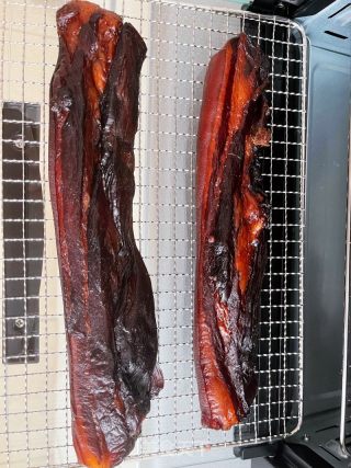 自制臘肉/臘牛肉，季節不限的做法步驟：3