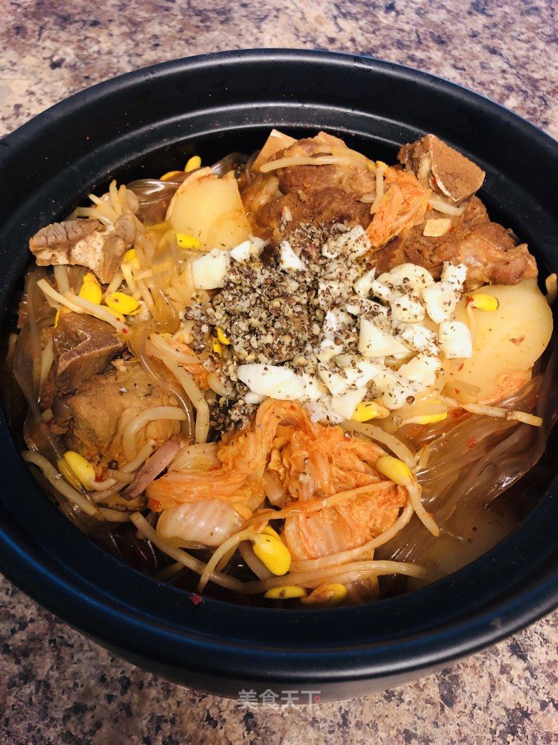 韓國料理之土豆豬骨湯的做法