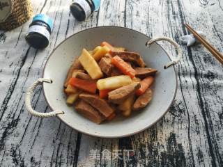 山藥燉牛柳（素食版）的做法步驟：10
