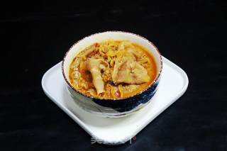 羊肉汆酸菜的做法步驟：6