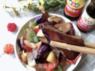 家常地三鮮的做法步驟：16