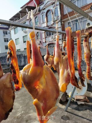 風干鹽焗雞的做法步驟：7