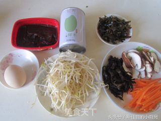 韓式拌米飯的做法步驟：1