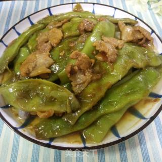 五花肉燉東北油豆的做法步驟：9
