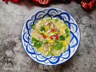 羊排清湯米粉的做法步驟：8