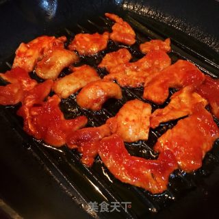 韓式辣醬煎豬肉的做法步驟：7