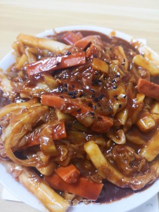 辣炒年糕的做法步驟：6