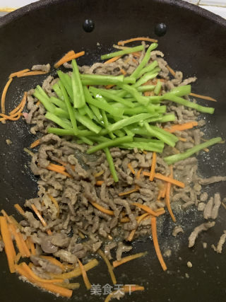 香辣肉絲的做法步驟：8