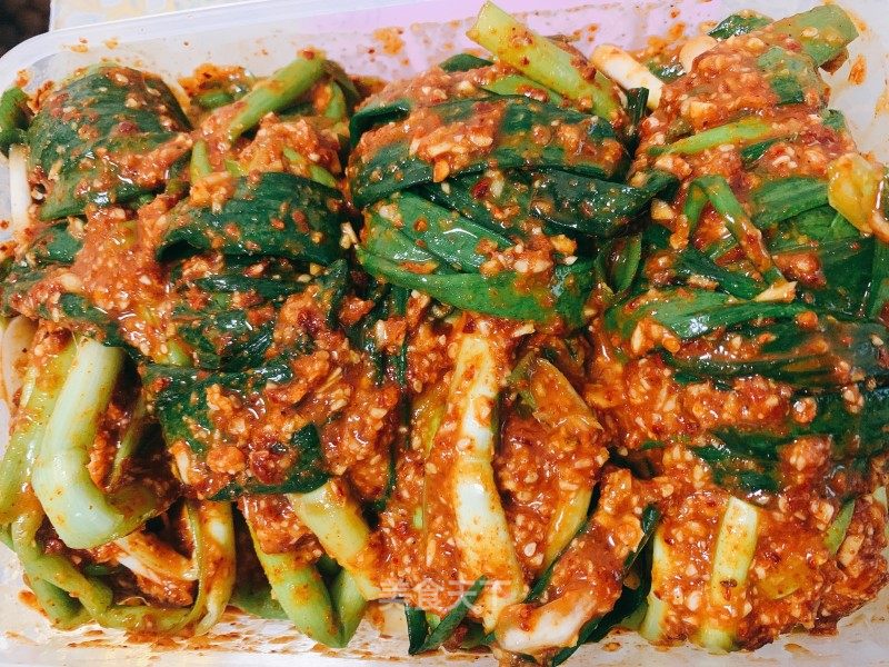 小蔥泡菜的做法