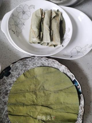 荷葉蒸五花肉的做法步驟：6