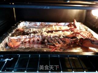 芝士焗龍蝦的做法步驟：8