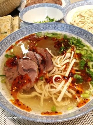 淮南牛肉湯+發面蔥油餅的做法步驟：23