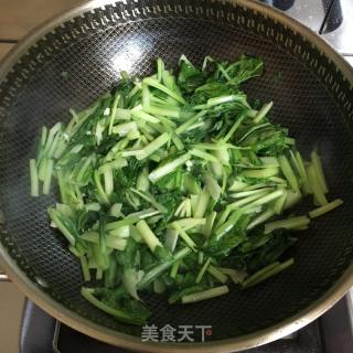 蒜炒小白菜的做法步驟：2