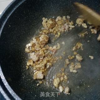 肉沫海米青菜粥的做法步驟：10