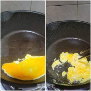 雞蛋青菜炒年糕的做法步驟：5