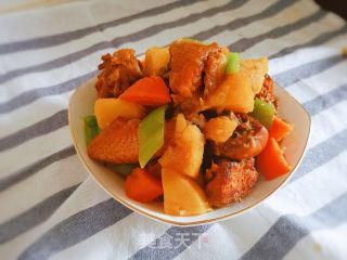 笨雞燉土豆的做法步驟：12