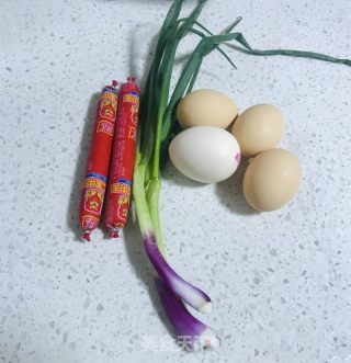 火腿厚蛋燒的做法步驟：1