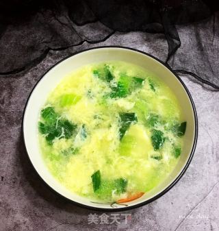 油菜蛋花湯的做法步驟：10