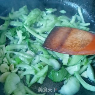 炒白菜的做法步驟：4