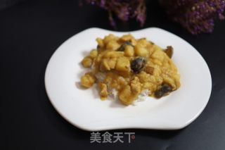 咖喱雞肉土豆拌飯的做法步驟：9
