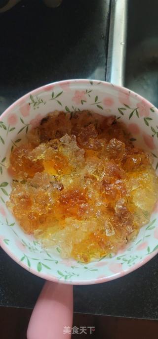 牛奶桃膠的做法步驟：2