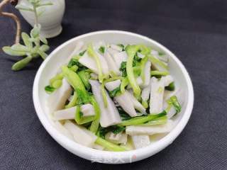 素炒藕條  （素菜）的做法步驟：8