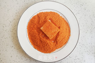 韓國泡菜味烤豆腐的做法步驟：4