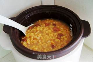 蕓豆大碴子粥的做法步驟：7