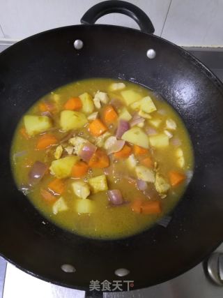咖喱雞肉飯的做法步驟：9
