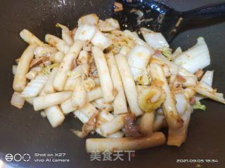 泡菜炒年糕的做法步驟：7